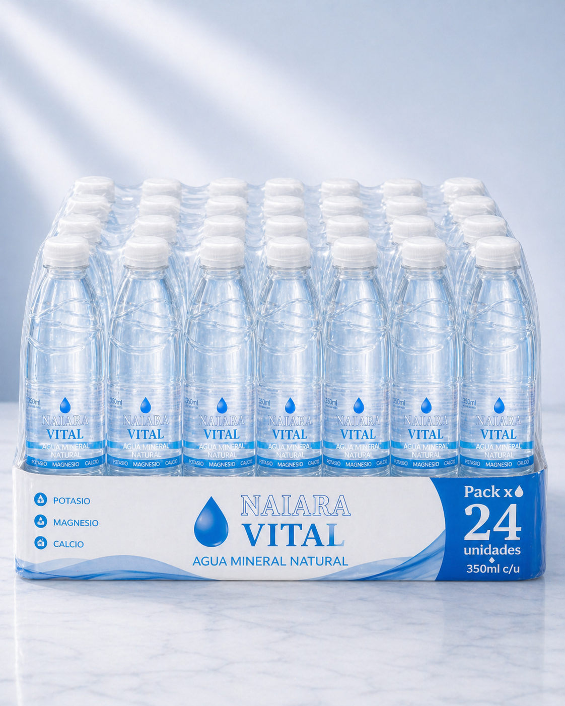 Pack x 24 Naiara Vital Agua Mineral Natural 350 ml
